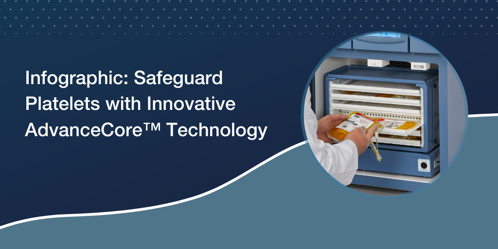 Infographic: Safeguard Platelets with Innovative AdvanceCore™ Technology