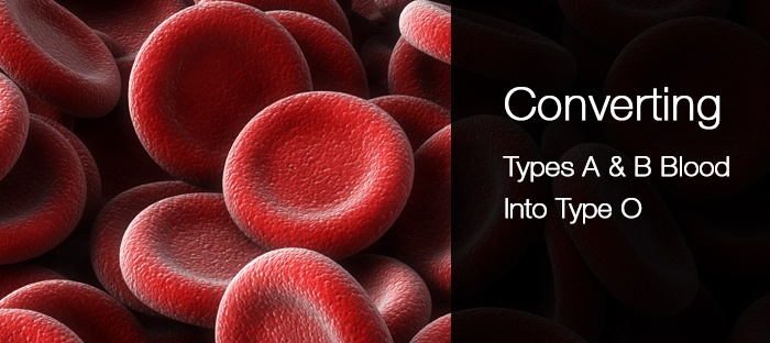 Researchers Discover How to Convert Types A & B Blood into Type O