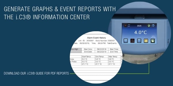 Downloadable Temperature Graphs and Event Reports Support Compliance