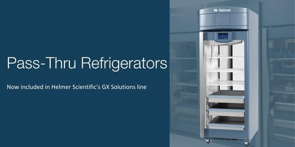 Helmer Scientific Continues Expansion of GX Solutions; Adds Pass-thru Refrigerator